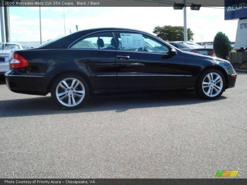 Black / Black 2006 Mercedes-Benz CLK 350 Coupe