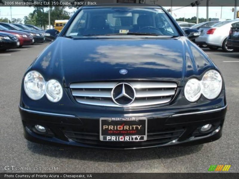 Black / Black 2006 Mercedes-Benz CLK 350 Coupe