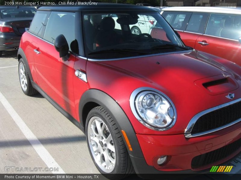 Chili Red / Black/Grey 2009 Mini Cooper S Hardtop