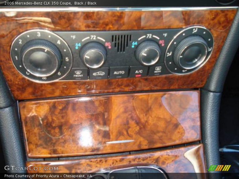 Black / Black 2006 Mercedes-Benz CLK 350 Coupe