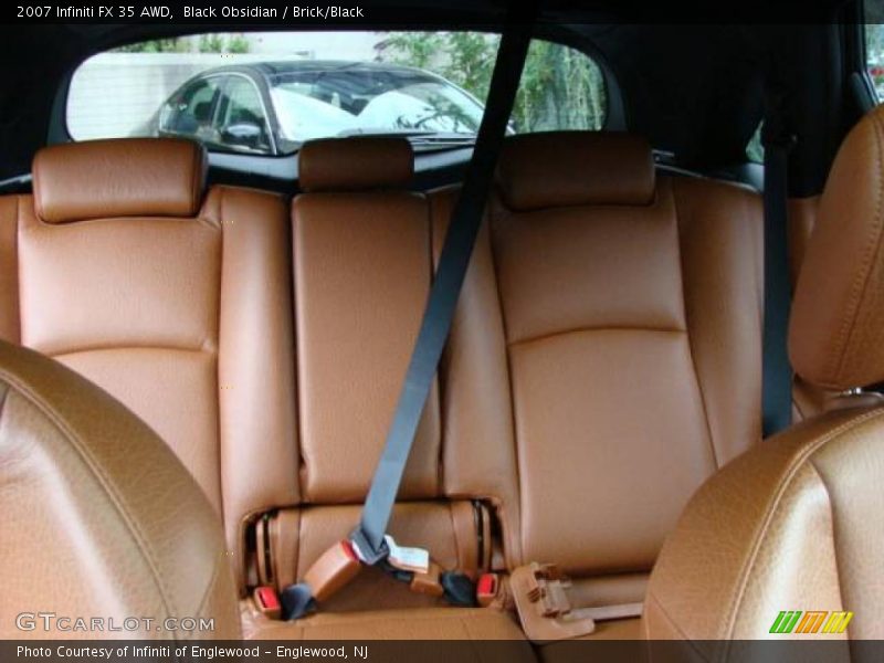 Black Obsidian / Brick/Black 2007 Infiniti FX 35 AWD