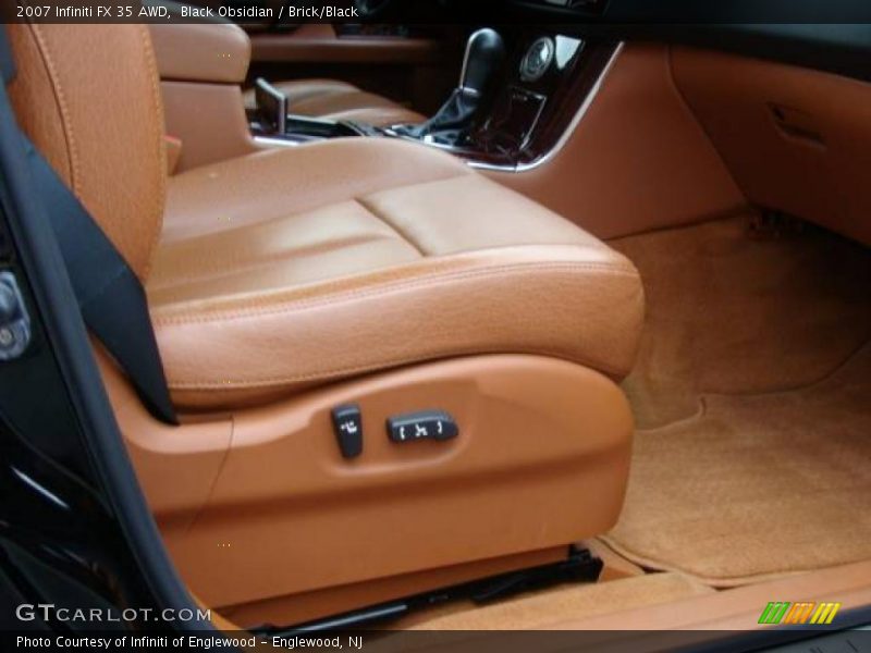 Black Obsidian / Brick/Black 2007 Infiniti FX 35 AWD