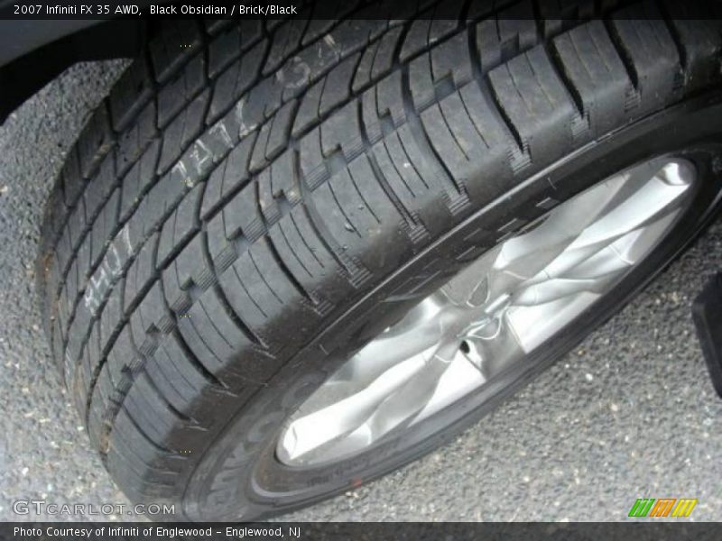 Black Obsidian / Brick/Black 2007 Infiniti FX 35 AWD