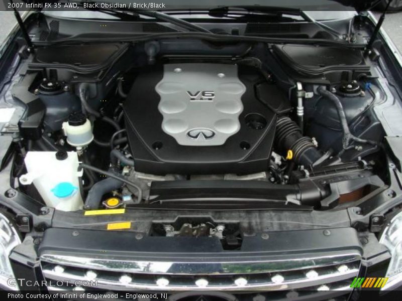 Black Obsidian / Brick/Black 2007 Infiniti FX 35 AWD