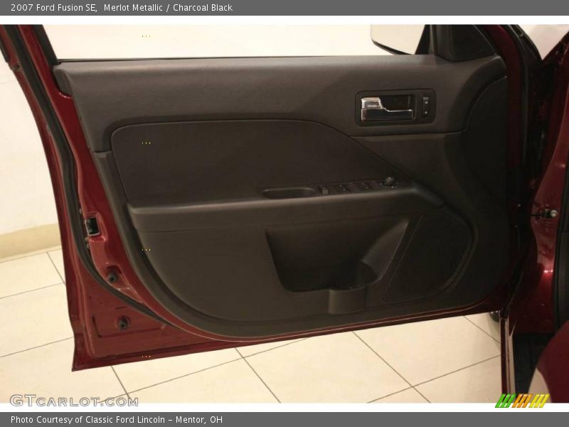 Merlot Metallic / Charcoal Black 2007 Ford Fusion SE