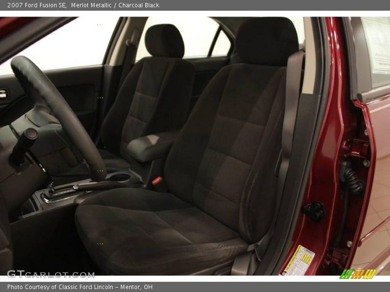 Merlot Metallic / Charcoal Black 2007 Ford Fusion SE