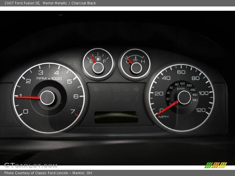 Merlot Metallic / Charcoal Black 2007 Ford Fusion SE