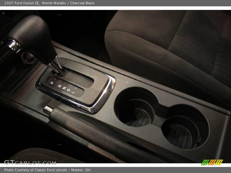 Merlot Metallic / Charcoal Black 2007 Ford Fusion SE