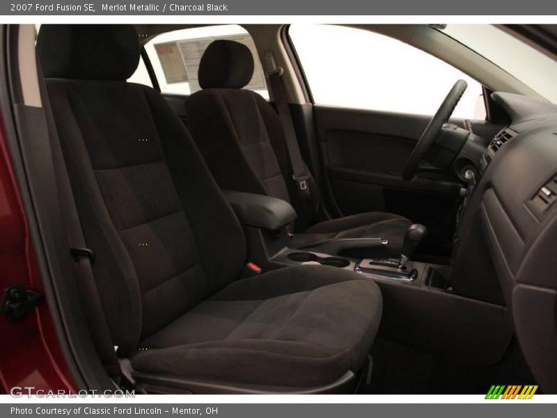Merlot Metallic / Charcoal Black 2007 Ford Fusion SE