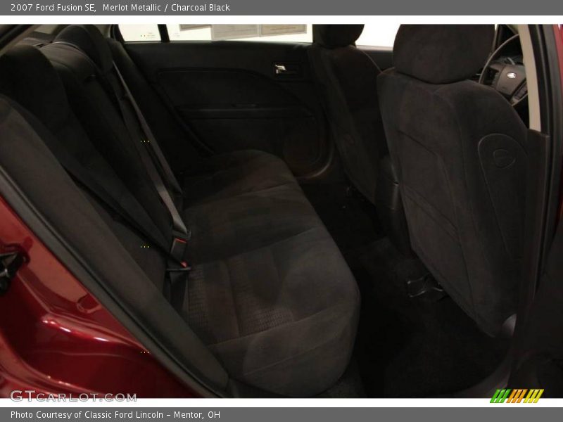 Merlot Metallic / Charcoal Black 2007 Ford Fusion SE
