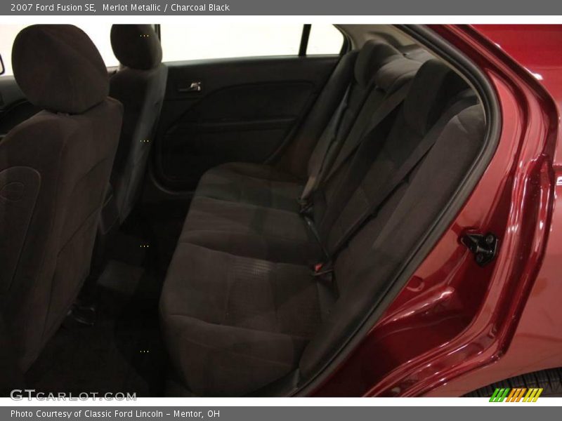 Merlot Metallic / Charcoal Black 2007 Ford Fusion SE