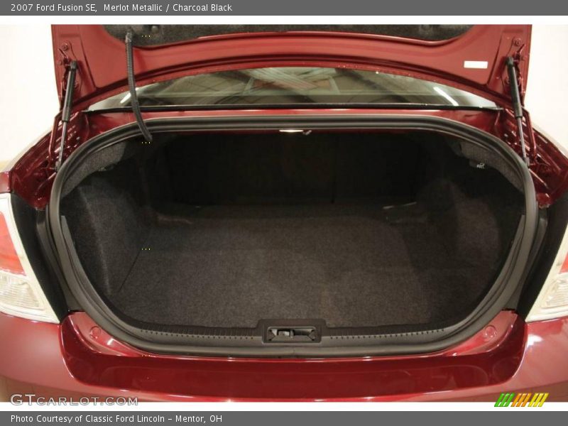 Merlot Metallic / Charcoal Black 2007 Ford Fusion SE