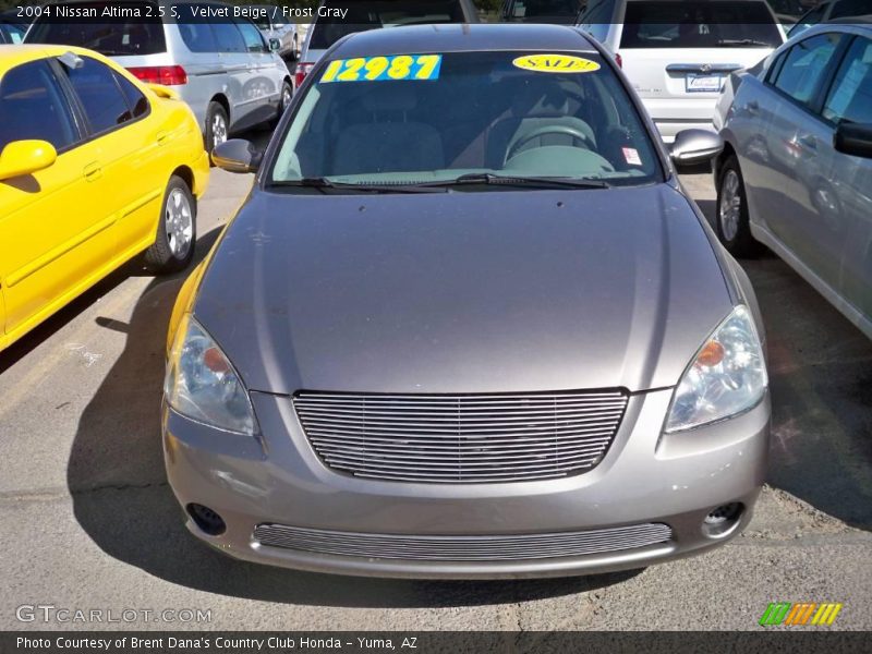 Velvet Beige / Frost Gray 2004 Nissan Altima 2.5 S