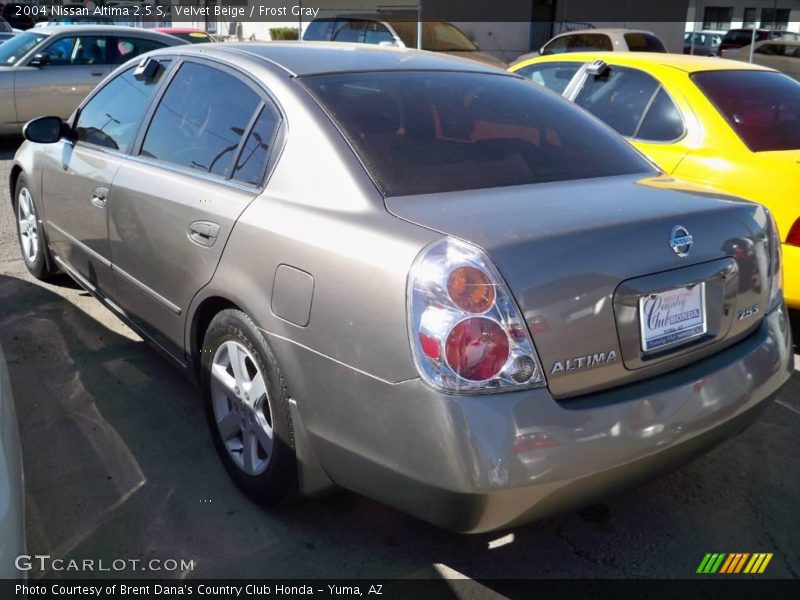 Velvet Beige / Frost Gray 2004 Nissan Altima 2.5 S