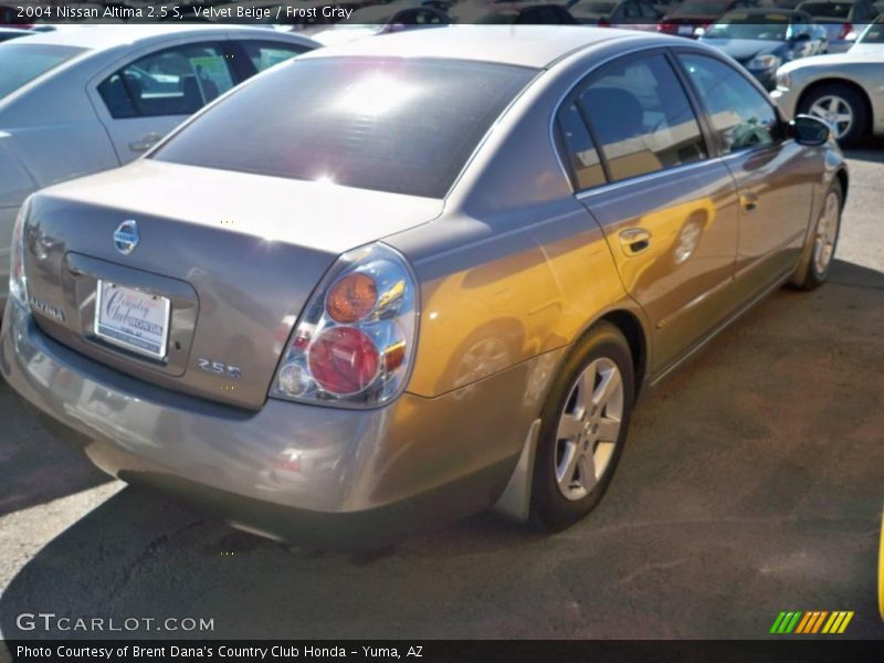 Velvet Beige / Frost Gray 2004 Nissan Altima 2.5 S