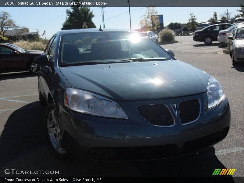Stealth Gray Metallic / Ebony 2006 Pontiac G6 GT Sedan