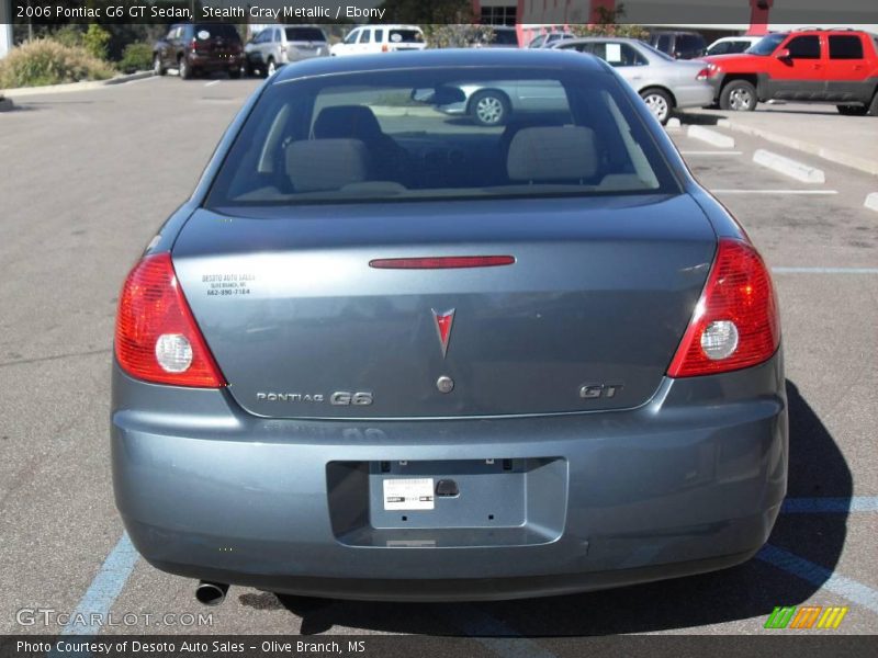 Stealth Gray Metallic / Ebony 2006 Pontiac G6 GT Sedan