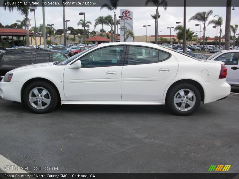 Ivory White / Ebony 2008 Pontiac Grand Prix Sedan