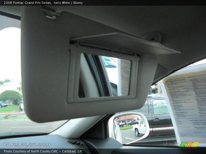 Ivory White / Ebony 2008 Pontiac Grand Prix Sedan