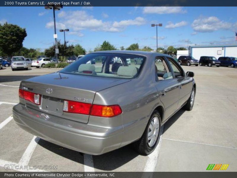 Antique Sage Pearl / Oak 2000 Toyota Camry LE