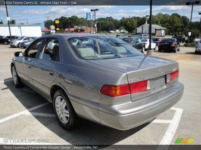 Antique Sage Pearl / Oak 2000 Toyota Camry LE