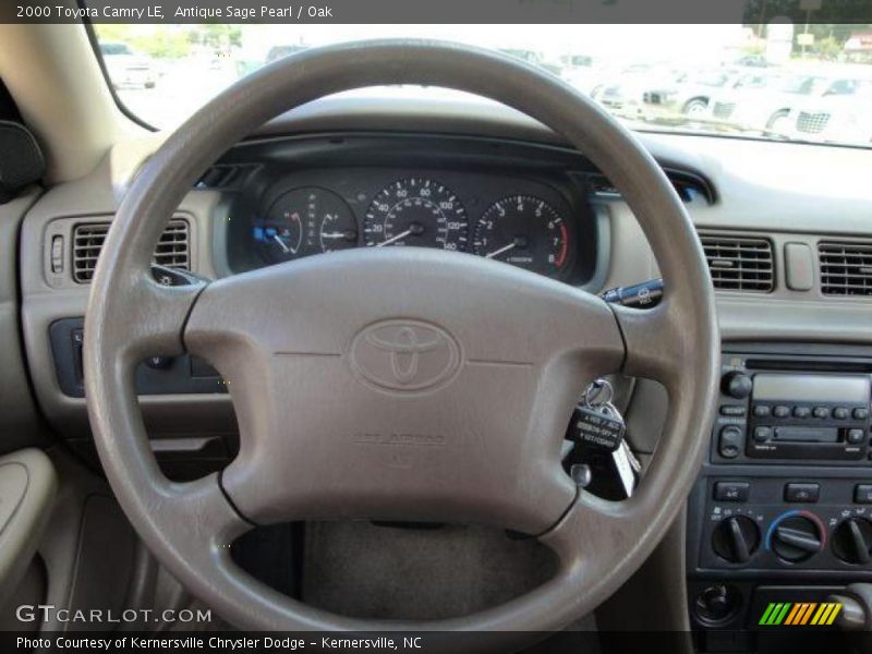 Antique Sage Pearl / Oak 2000 Toyota Camry LE