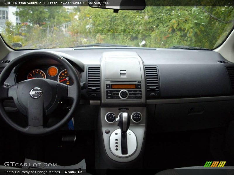 Fresh Powder White / Charcoal/Steel 2008 Nissan Sentra 2.0