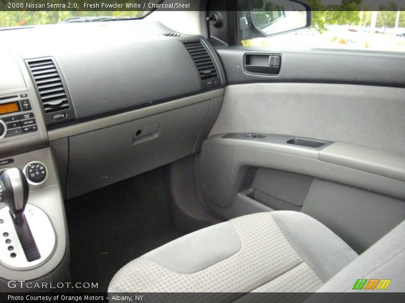 Fresh Powder White / Charcoal/Steel 2008 Nissan Sentra 2.0