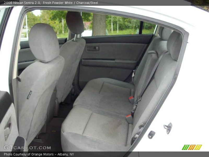 Fresh Powder White / Charcoal/Steel 2008 Nissan Sentra 2.0