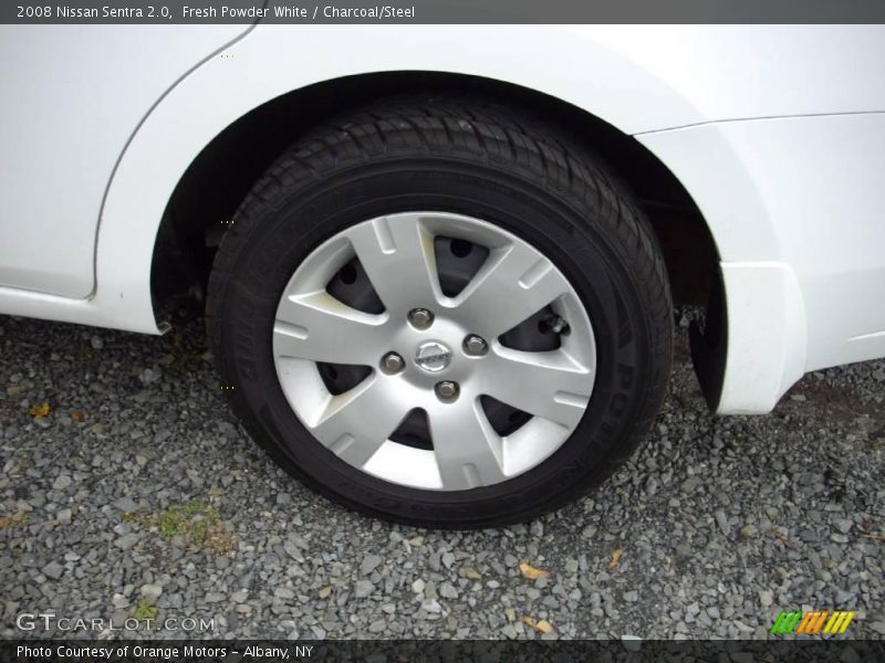 Fresh Powder White / Charcoal/Steel 2008 Nissan Sentra 2.0