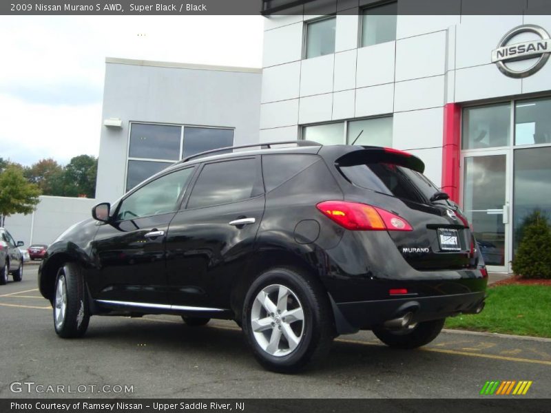 Super Black / Black 2009 Nissan Murano S AWD