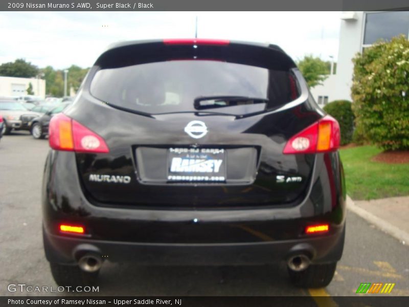 Super Black / Black 2009 Nissan Murano S AWD