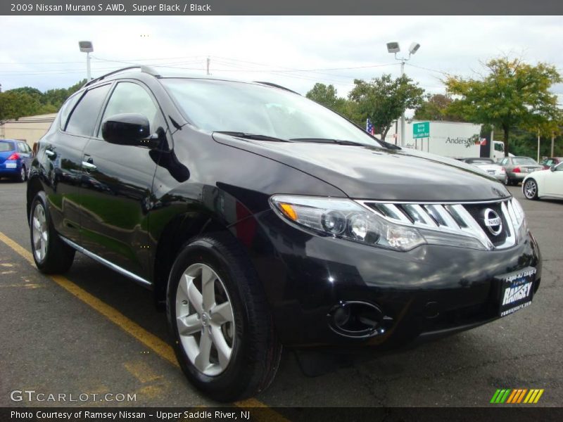 Super Black / Black 2009 Nissan Murano S AWD