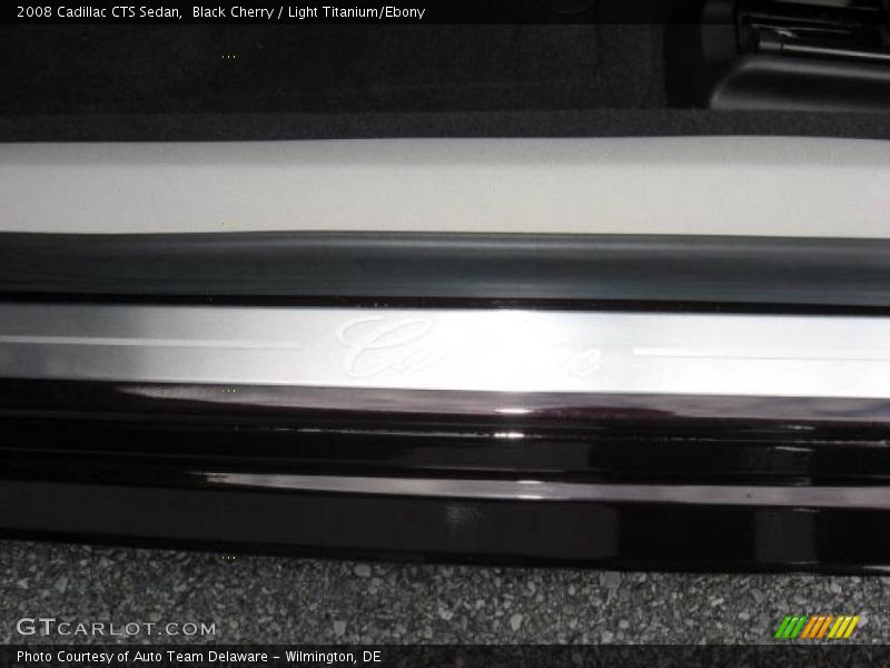 Black Cherry / Light Titanium/Ebony 2008 Cadillac CTS Sedan