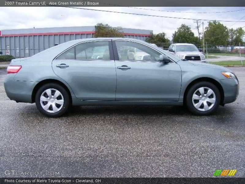 Aloe Green Metallic / Bisque 2007 Toyota Camry LE