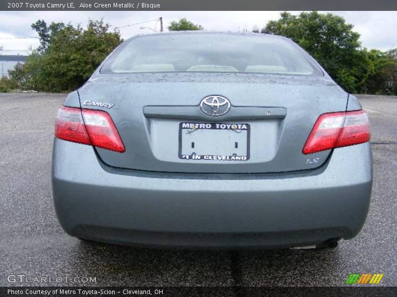 Aloe Green Metallic / Bisque 2007 Toyota Camry LE
