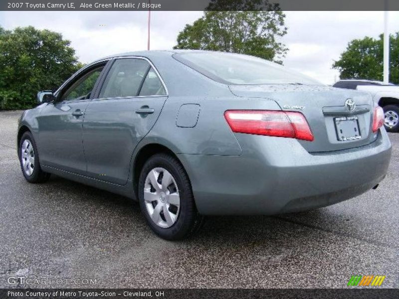 Aloe Green Metallic / Bisque 2007 Toyota Camry LE