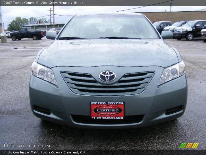 Aloe Green Metallic / Bisque 2007 Toyota Camry LE