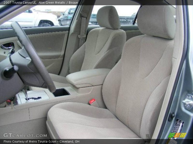 Aloe Green Metallic / Bisque 2007 Toyota Camry LE