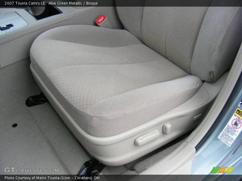 Aloe Green Metallic / Bisque 2007 Toyota Camry LE