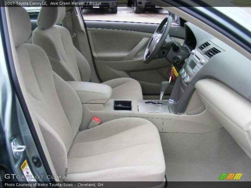 Aloe Green Metallic / Bisque 2007 Toyota Camry LE