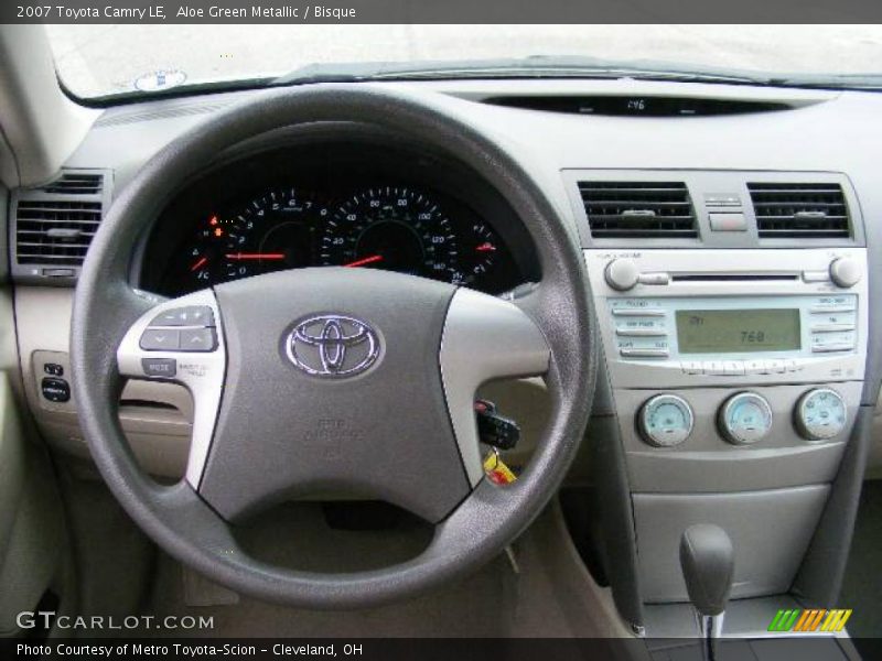 Aloe Green Metallic / Bisque 2007 Toyota Camry LE