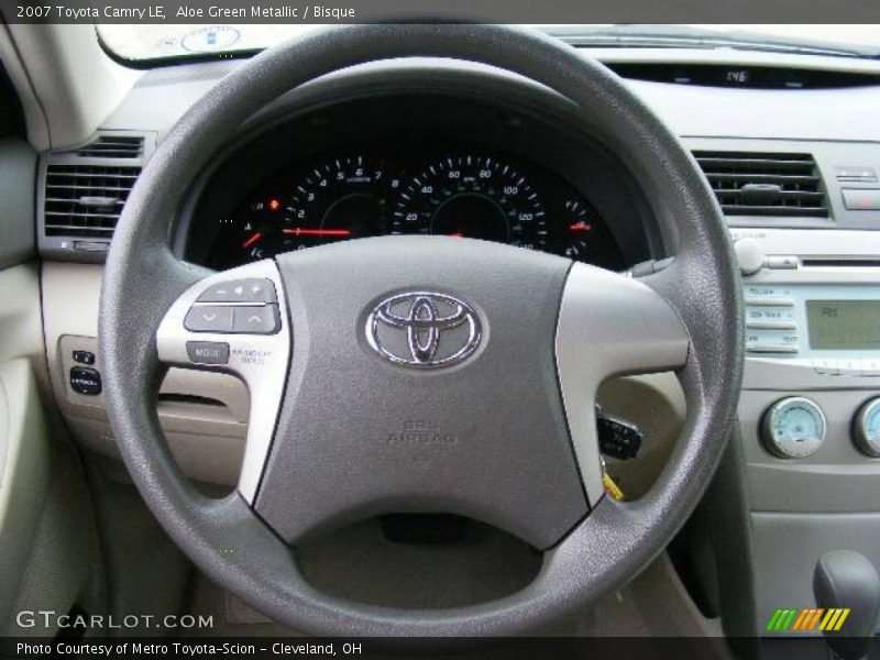 Aloe Green Metallic / Bisque 2007 Toyota Camry LE