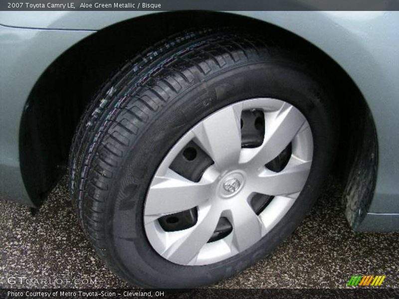 Aloe Green Metallic / Bisque 2007 Toyota Camry LE