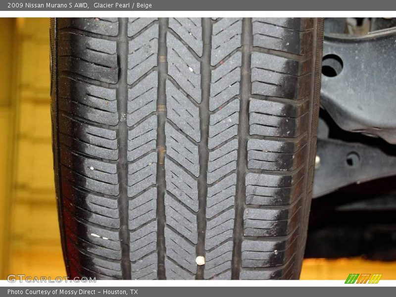 Glacier Pearl / Beige 2009 Nissan Murano S AWD