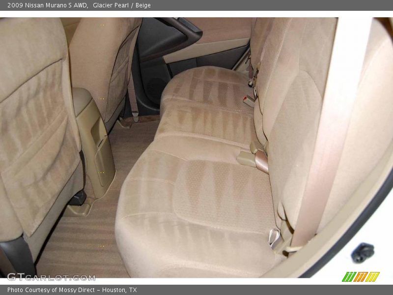Glacier Pearl / Beige 2009 Nissan Murano S AWD