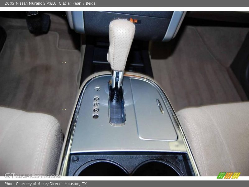 Glacier Pearl / Beige 2009 Nissan Murano S AWD