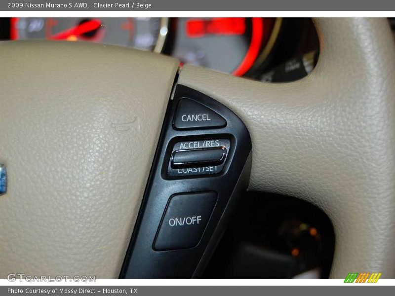 Glacier Pearl / Beige 2009 Nissan Murano S AWD