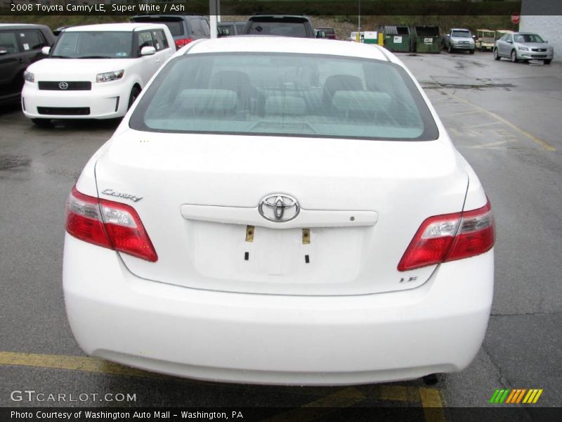 Super White / Ash 2008 Toyota Camry LE