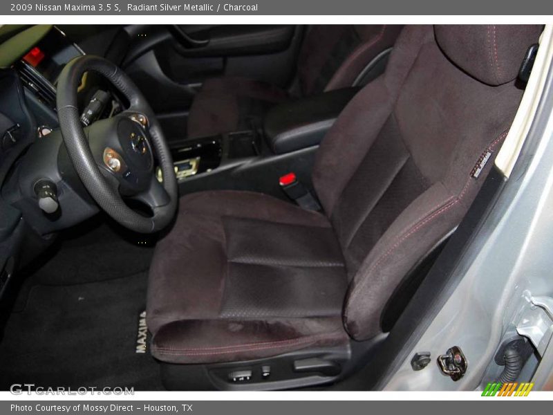 Radiant Silver Metallic / Charcoal 2009 Nissan Maxima 3.5 S